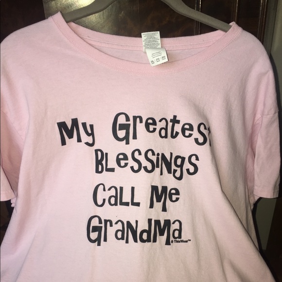 Gildan Tops - 2x “My Greatest Blessings Call Me Grandma” t-shirt